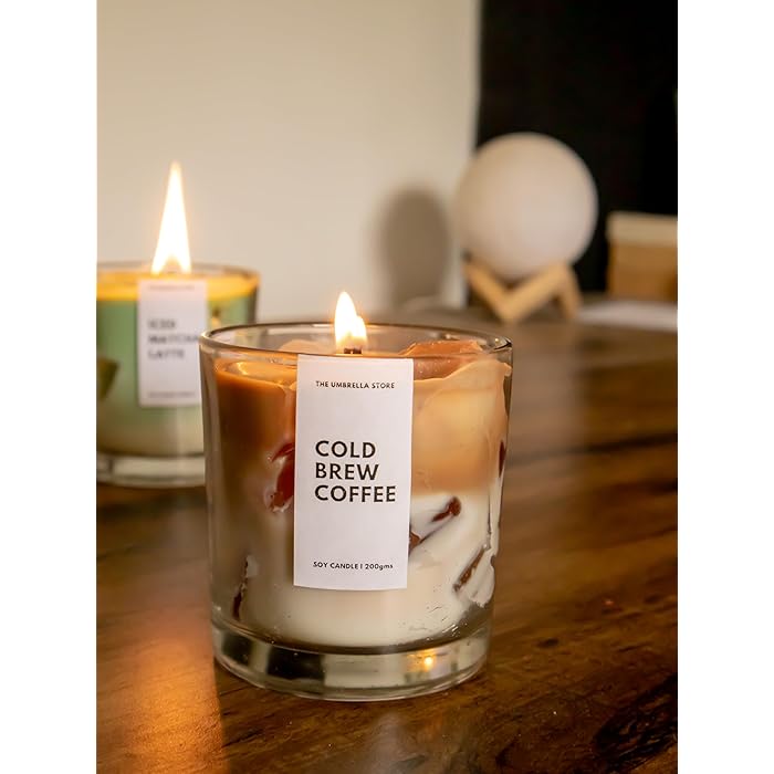 Load image into Gallery viewer, Cold Brew Coffee Candle - Golden Flame
